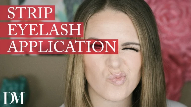 APPLYING STRIP LASHES
